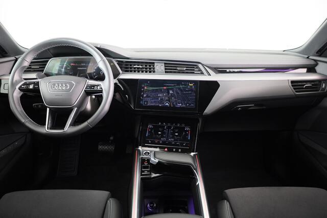 Audi Q8 e-tron 50 quattro Advanced Edition 95 kWh 340PK | Private lease vanaf ¤ 1.142,- pm | Head up Display | AC Boordlader 22kw | Keyless Entry | Elektrisch verstelbaar stuur