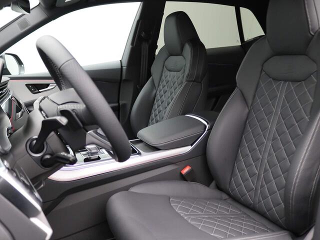 Audi Q8 55 TFSI e quattro Pro Line S 394PK Tiptronic Advanced Onderstel, Panoramadak, 360 gr. camera, trekhaak, leder, Laser-led, Bang&Olufsen, head-up, stoelventilatie, luchtvering, 23" lichtmetaal