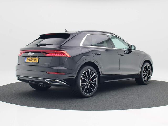 Audi Q8 55 TFSI e 381 PK | Leder | Navi | Adapt. Cruise | Trekhaak | Elek. Achterklep | 22 Inch | 51.864 Km!!