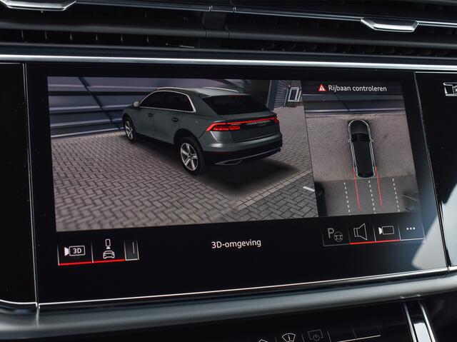 Audi Q8 55TFSI e QUATTRO PRO LINE S COMPETITION | S-SEATS | PANORAMADAK | 4 WIEL BESTURING | B&O SOUND | HEAD-UP | LUCHTVERING | DAB+ | SOFT-CLOSE | KEYLESS GO | ADAPTIVE CRUISE | 360 CAMERA | AMBIANCE INTERIEUR | TREKHAAK | BLACK-OPTIC