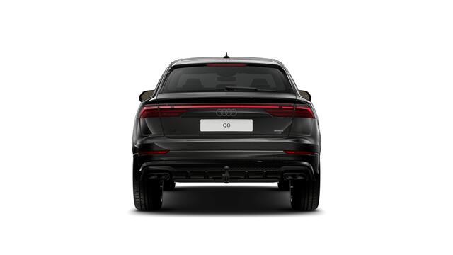 Audi Q8 55 TFSI e 394 Tiptronic Pro Line S Automaat | Vierwielbesturing | Privacy glas (donker getint) | Optiekpakket zwart plus | Parkeerhulp voor en achter | Bang & Olufsen Premium 3D | Verwarmbare voorstoelen | Automatisch dimmende binnenspiegel | Matrix-ledko