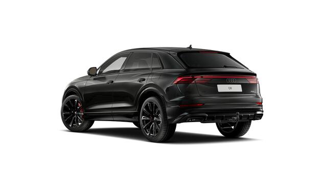 Audi Q8 55 TFSI e 394 Tiptronic Pro Line S Automaat | Vierwielbesturing | Privacy glas (donker getint) | Optiekpakket zwart plus | Parkeerhulp voor en achter | Bang & Olufsen Premium 3D | Verwarmbare voorstoelen | Automatisch dimmende binnenspiegel | Matrix-ledko