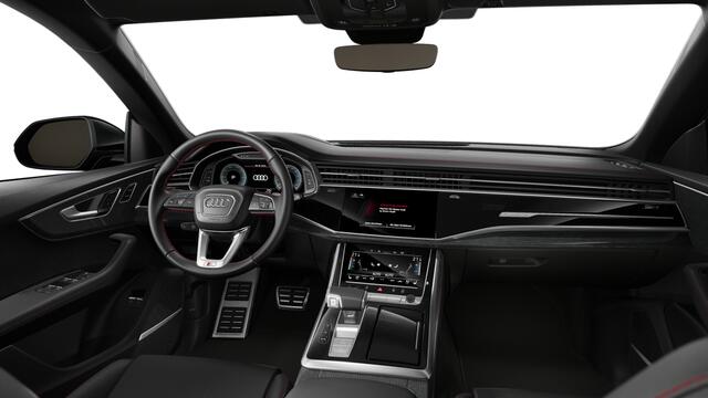 Audi Q8 55 TFSI e 394 Tiptronic Pro Line S Automaat | Vierwielbesturing | Privacy glas (donker getint) | Optiekpakket zwart plus | Parkeerhulp voor en achter | Bang & Olufsen Premium 3D | Verwarmbare voorstoelen | Automatisch dimmende binnenspiegel | Matrix-ledko