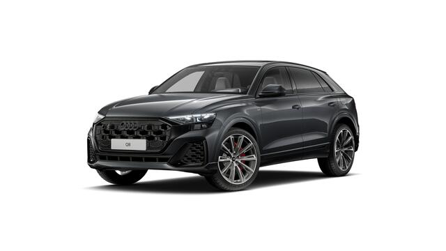 Audi Q8 55 TFSI e 394 Tiptronic Pro Line S Automaat | Vierwielbesturing | Privacy glas (donker getint) | Optiekpakket zwart plus | S line exterieurpakket | Sportstoelen plus voorin | Automatisch dimmende binnenspiegel | Matrix-ledkoplampen met Audi-laserlicht, le