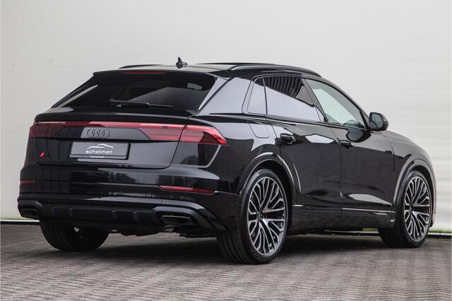 Audi Q8 60 TFSI e quattro Competition Pano, 4-wielsturing, RS stoelen, Carbon 23"