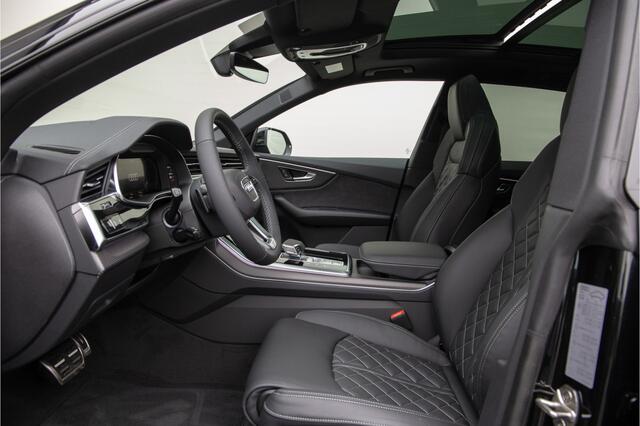 Audi Q8 60 TFSI e quattro Competition Pano, 4-wielsturing, RS stoelen, Carbon 23"