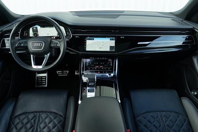 Audi Q8 55 TFSI e Quattro S-Line Pano RS Stoel ACC 360 Head Up Ambient Matrix B&O Luchtv. Softclose Trekhaak