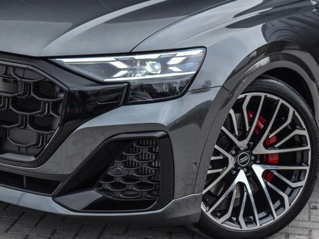 Audi Q8 55TFSI e QUATTRO PRO LINE S COMPETITION | S-SEATS | PANORAMADAK | 4 WIEL BESTURING | B&O SOUND | HEAD-UP | LUCHTVERING | DAB+ | SOFT-CLOSE | KEYLESS GO | ADAPTIVE CRUISE | 360 CAMERA | AMBIANCE INTERIEUR | TREKHAAK | BLACK-OPTIC