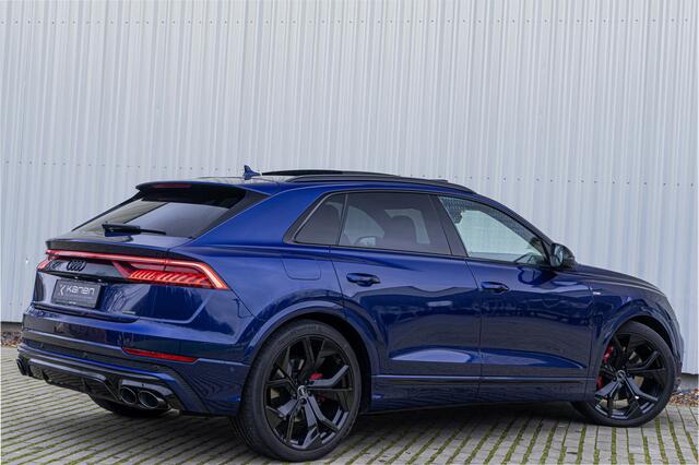 Audi Q8 55 TFSI e Quattro S-Line ACC Pano Matrix Head Up B&O SStoel Ambient Softcl. 360 Trekhaak