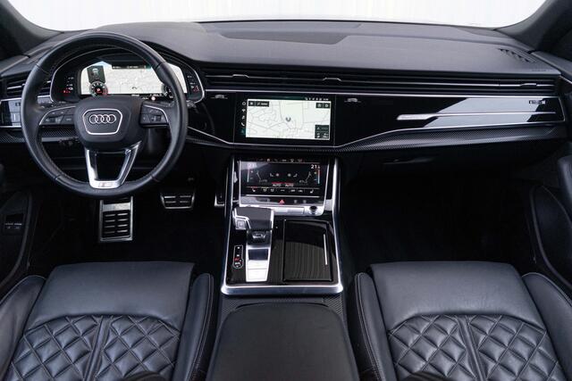 Audi Q8 55 TFSI e Quattro S-Line ACC Pano Matrix Head Up B&O SStoel Ambient Softcl. 360 Trekhaak