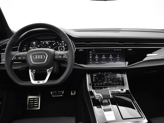 Audi Q8 55 TFSI e quattro Pro Line S 394 pk · HD Matrix + Audi Laserlicht · Glazen Panoramadak · Digitale OLED achterlichten · Interieur carbon · Comfortsleutel