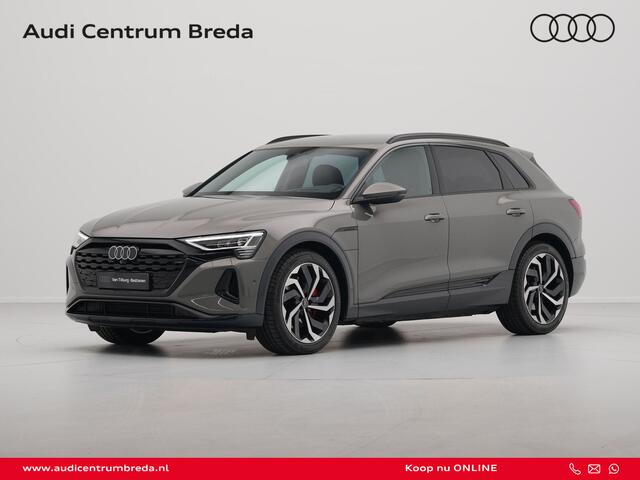 Audi Q8 e-tron 55 quattro Advanced Edition 115 kWh S Line Trekhaak Headup Display Pdc Acc Stoelverwarming Luchtvering