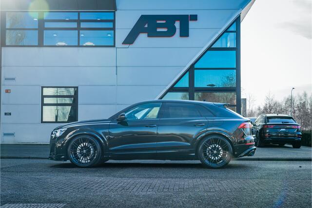 Audi Q8 55 TFSIe ABT ABT Aero pakket | ABT HR23 Glossy Black | ABT Power S | Panorama dak | B&O premium | assistentie pakket plus | vierwielsturing | ventilatie + massage | Matrix LED zwart optiek plus | leder pakket | head-up