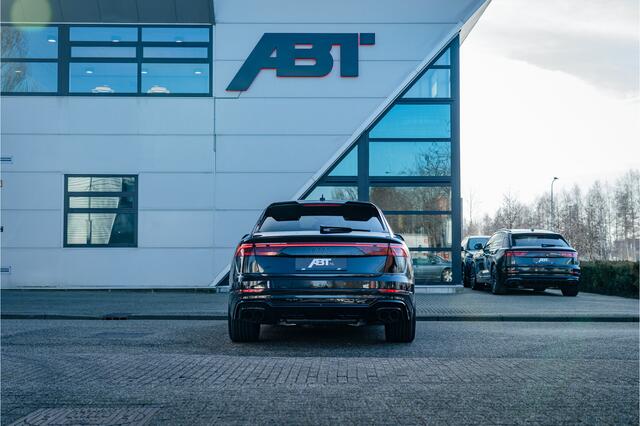 Audi Q8 55 TFSIe ABT ABT Aero pakket | ABT HR23 Glossy Black | ABT Power S | Panorama dak | B&O premium | assistentie pakket plus | vierwielsturing | ventilatie + massage | Matrix LED zwart optiek plus | leder pakket | head-up