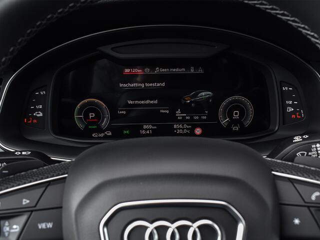 Audi Q8 55TFSI e QUATTRO PRO LINE S COMPETITION | S-SEATS | PANORAMADAK | 4 WIEL BESTURING | B&O SOUND | HEAD-UP | LUCHTVERING | DAB+ | SOFT-CLOSE | KEYLESS GO | ADAPTIVE CRUISE | 360 CAMERA | AMBIANCE INTERIEUR | TREKHAAK | BLACK-OPTIC