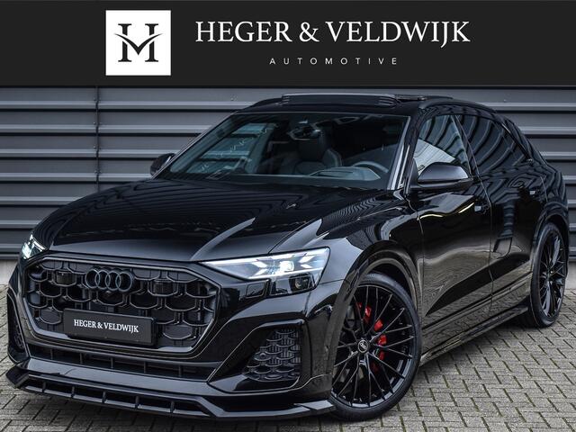Audi Q8 55TFSI e QUATTRO PRO LINE S COMPETITION | S-SEATS | PANORAMADAK | 4 WIEL BESTURING | B&O SOUND | HEAD-UP | LUCHTVERING | DAB+ | SOFT-CLOSE | KEYLESS GO | ADAPTIVE CRUISE | 360 CAMERA | AMBIANCE INTERIEUR | TREKHAAK | BLACK-OPTIC