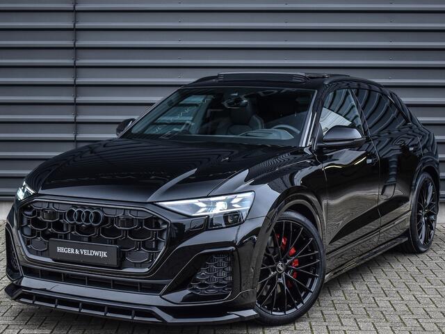 Audi Q8 55TFSI e QUATTRO PRO LINE S COMPETITION | S-SEATS | PANORAMADAK | 4 WIEL BESTURING | B&O SOUND | HEAD-UP | LUCHTVERING | DAB+ | SOFT-CLOSE | KEYLESS GO | ADAPTIVE CRUISE | 360 CAMERA | AMBIANCE INTERIEUR | TREKHAAK | BLACK-OPTIC