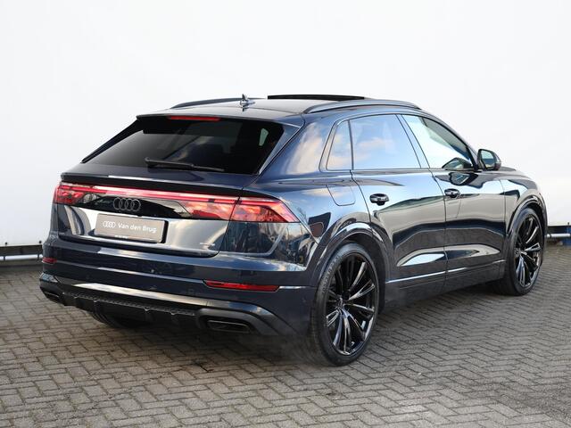 Audi Q8 60 TFSI e quattro Pro Line S Competition 490pk | Vierwielsturing | Pano | 23" | Servo| B&O | RS-stoelen | Stoelverwarming v+a | Trekhaak | Keyless | Laser LED