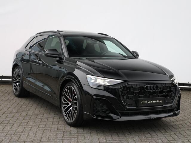 Audi Q8 60 TFSI e quattro Pro Line S Competition 490pk | Vierwielsturing | Pano | 23" | Servo| B&O | RS-stoelen | Stoelverwarming v+a | Trekhaak | Keyless | Laser LED