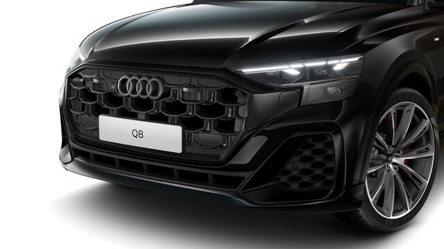 Audi Q8 55 TFSI e 394 Tiptronic Pro Line S Automaat | Vierwielbesturing | S line exterieurpakket | Matrix-ledkoplampen met Audi-laserlicht, ledachterlichten, lichtanimatie, dynamische knipperlichten | Parkeerhulp voor en achter | Privacy glas (donker getint) | Sp