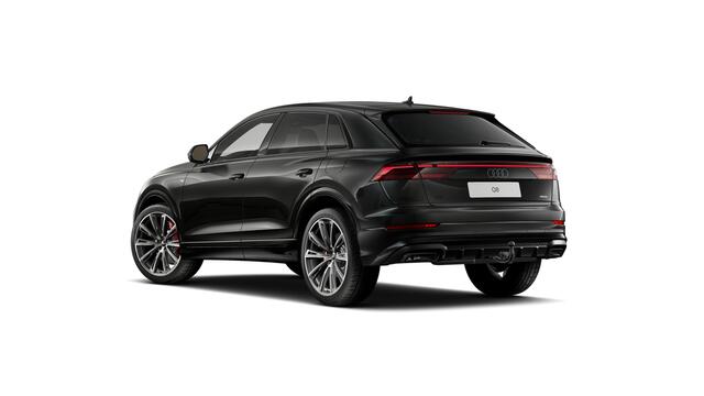 Audi Q8 55 TFSI e 394 Tiptronic Pro Line S Automaat | Vierwielbesturing | S line exterieurpakket | Matrix-ledkoplampen met Audi-laserlicht, ledachterlichten, lichtanimatie, dynamische knipperlichten | Parkeerhulp voor en achter | Privacy glas (donker getint) | Sp