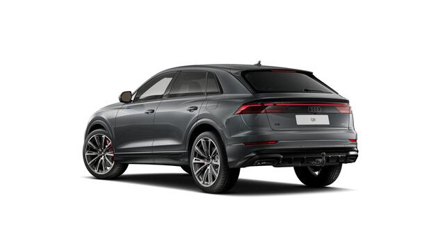 Audi Q8 55 TFSI e 394 Tiptronic Pro Line S Automaat | Vierwielbesturing | Achteruitrijcamera | Privacy glas (donker getint) | S line exterieurpakket | Parkeerhulp voor en achter | Automatisch dimmende binnenspiegel | Sportstoelen plus voorin | Optiekpakket zwart 