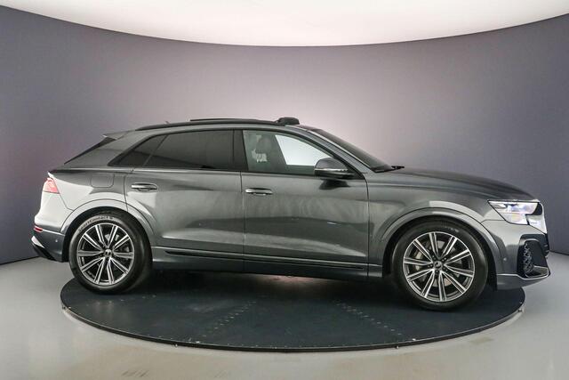 Audi Q8 55 TFSI e Pro Line S | Pano | Head Up | B&O | 360Cam | Tour Pack | Matrix | Trekhaak | Parkingassist | Stuurverwarming | S-Line | 21 inch |