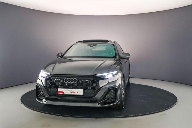 Audi Q8 55 TFSI e Pro Line S | Pano | Head Up | B&O | 360Cam | Tour Pack | Matrix | Trekhaak | Parkingassist | Stuurverwarming | S-Line | 21 inch |
