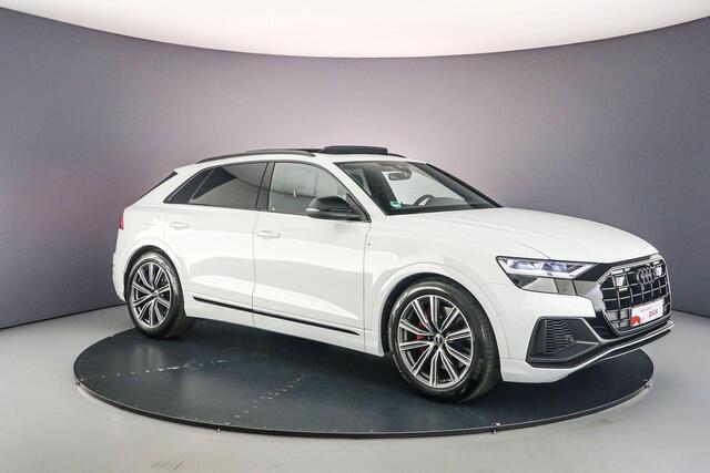 Audi Q8 55 TFSI e quattro Pro Line S | Pano | Tour Pack | Adapt. Cruise | Optiek Zwart | S Line | 21 inch | Stoel/Stuurverwarming |