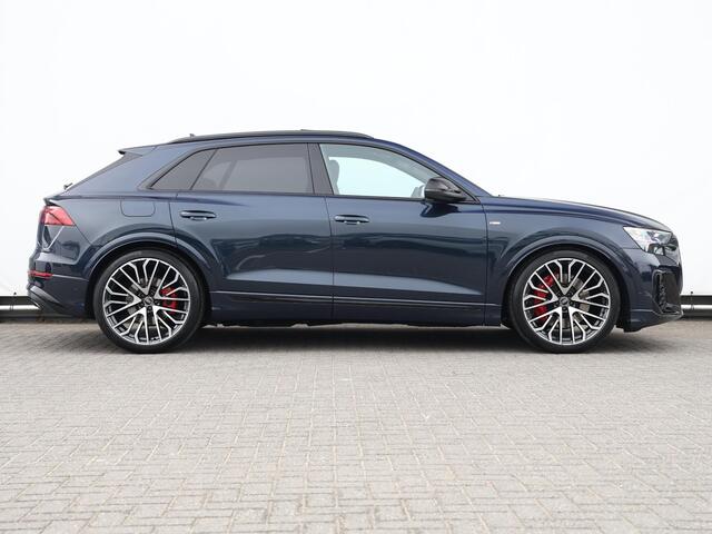 Audi Q8 60 TFSI e quattro Pro Line S Competition 490pk | Vierwielsturing | Pano | 23" | Servo| B&O | RS-stoelen | Stoelverwarming v+a | Trekhaak | Keyless | Laser LED