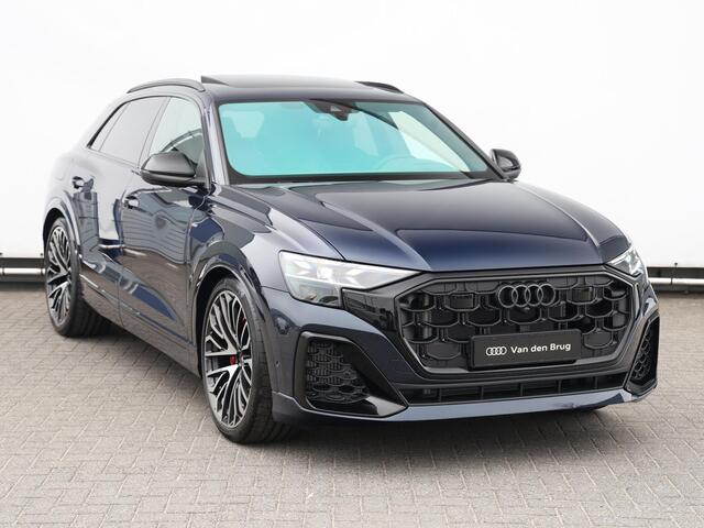 Audi Q8 60 TFSI e quattro Pro Line S Competition 490pk | Vierwielsturing | Pano | 23" | Servo| B&O | RS-stoelen | Stoelverwarming v+a | Trekhaak | Keyless | Laser LED