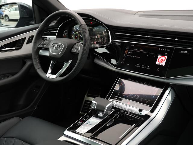 Audi Q8 60 TFSI e quattro Pro Line S Competition 490pk | Vierwielsturing | Pano | 23" | Servo| B&O | RS-stoelen | Stoelverwarming v+a | Trekhaak | Keyless | Laser LED