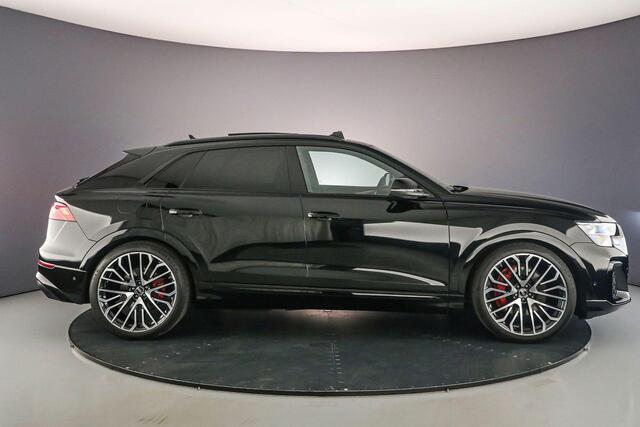 Audi Q8 60 TFSI e Pro Line S Comp. | Pano | Head Up | Tour Pack | HD-Laser | B&O | 360Cam | Trekhaak | 23 inch | 4-Wiel Besturing | S-Stoelen | Leder |