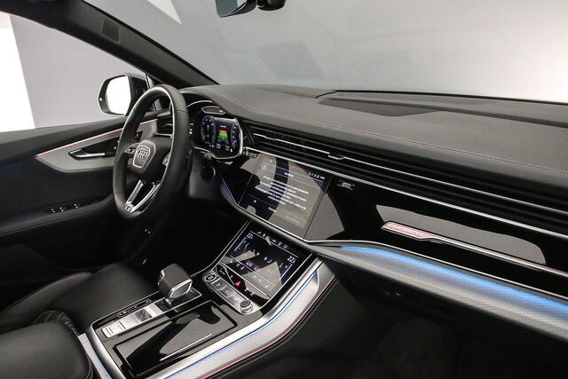 Audi Q8 60 TFSI e Pro Line S Comp. | Pano | Head Up | Tour Pack | HD-Laser | B&O | 360Cam | Trekhaak | 23 inch | 4-Wiel Besturing | S-Stoelen | Leder |
