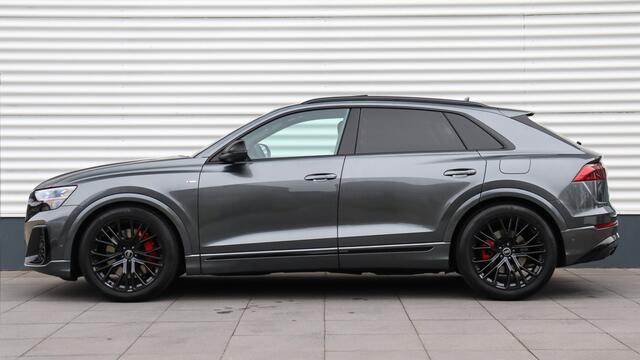 Audi Q8 60 TFSI e quattro Pro Line S Competition | B&O | Onderstel Advanced | Head-up | Panoramadak | HD Matrix | Ruitstiksel | Trekhaak