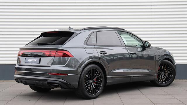 Audi Q8 60 TFSI e quattro Pro Line S Competition | B&O | Onderstel Advanced | Head-up | Panoramadak | HD Matrix | Ruitstiksel | Trekhaak