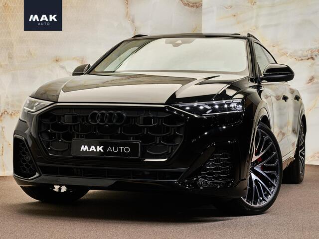 Audi Q8 60 TFSI e Quattro Pro Line S Competition, pano, B&O adv., 4W-best, OLED, S sportstoelen, nachtz., massage, HUD, tr.haak, keyless, 23", NP176k