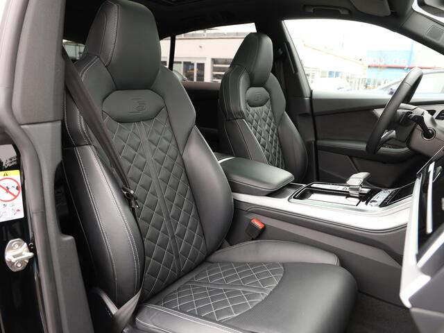 Audi Q8 55 TFSI e quattro Pro Line S 381pk | 360° | Pano | B&O | Keyless | Head-up | 23" Velgen | Stoelverwarming v+a | Adaptive Cruise | RS stoelen