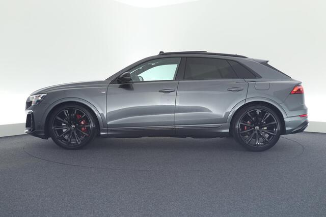 Audi Q8 60 TFSI e 490pk quattro Pro Line S Competition Trekhaak 360Camera Leder Head-Up B&O Laser Led Luchtvering Keyless Massage Panoramadak Navigatie