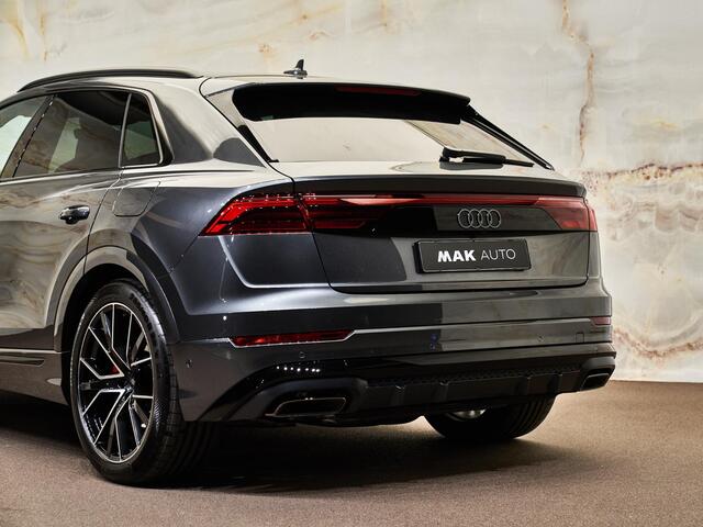 Audi Q8 55 TFSI e Quattro Pro Line S, 22'', pano, 4W-best, luchtv., tr.haak, B&O, matrix-LED, HUD, memory, keyless, ACC, privacy