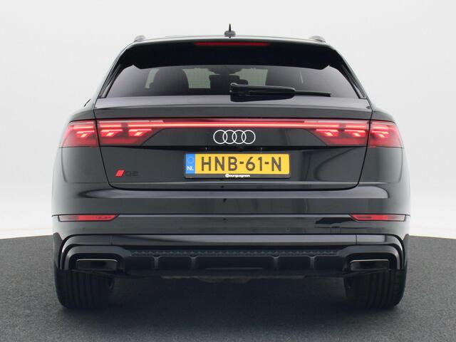 Audi Q8 55 TFSi e 394 Pk Automaat quattro S-Line | HD Matrix LED | Vierwielbesturing | B&O Audio | Trekaak | Panoramadak | Zwart Optiek | Luchtvering | 18.804 Km!!