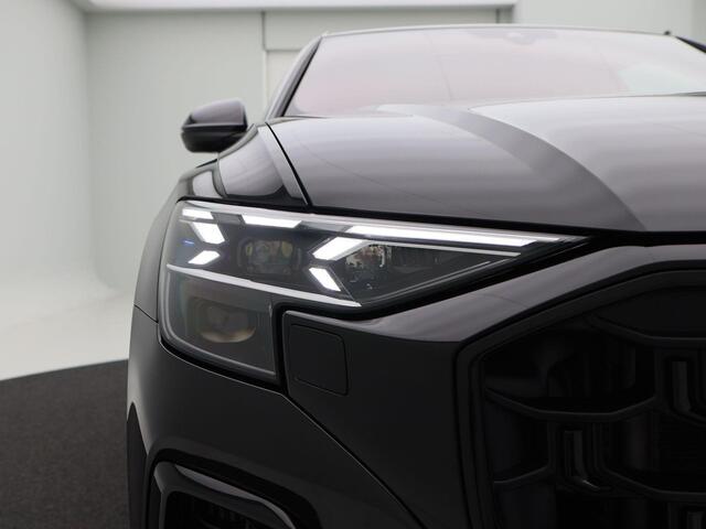 Audi Q8 55 TFSi e 394 Pk Automaat quattro S-Line | HD Matrix LED | Vierwielbesturing | B&O Audio | Trekaak | Panoramadak | Zwart Optiek | Luchtvering | 18.804 Km!!