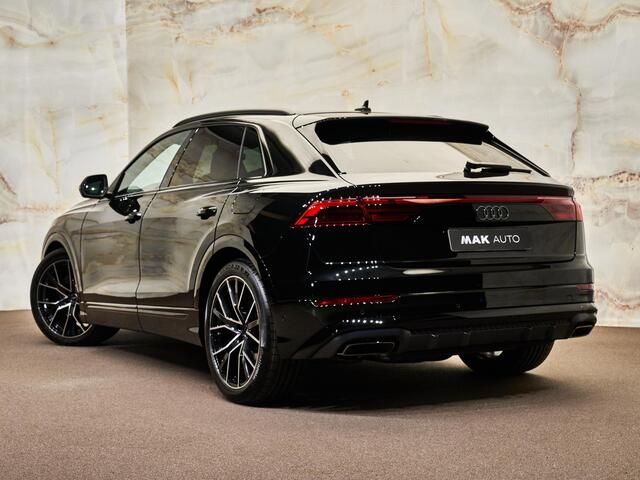 Audi Q8 55 TFSI e Quattro Pro Line S, 22'', pano, 4W-best, tr.haak, luchtv., B&O, matrix-LED, HUD, memory, keyless, ACC, privacy