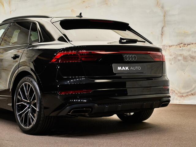Audi Q8 55 TFSI e Quattro Pro Line S, 22'', pano, 4W-best, tr.haak, luchtv., B&O, matrix-LED, HUD, memory, keyless, ACC, privacy