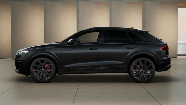 Audi Q8 55 TFSI e quattro Pro Line S panoramadak, head-up display, vierwielbesturing, B&O soundsysteem, comfortsleutel, sportstoelen plus, assistentie pakket PLUS, leder interieur uitgebreid, 23"LM velgen