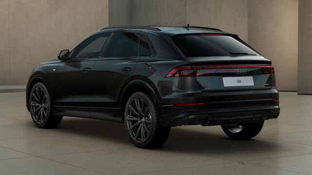 Audi Q8 55 TFSI e quattro Pro Line S panoramadak, head-up display, vierwielbesturing, B&O soundsysteem, comfortsleutel, sportstoelen plus, assistentie pakket PLUS, leder interieur uitgebreid, 23"LM velgen