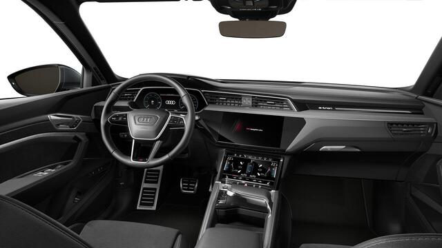 Audi Q8 e-tron 50 quattro S Edition 95 kWh | 340 PK | Panoramadak | Luchtvering | Navigatiesysteem | 21" Velgen | Audi virtual cockpit | S line |