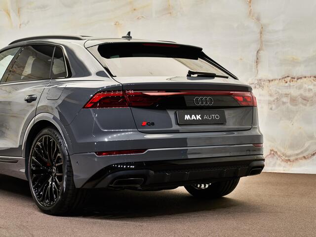 Audi Q8 60 TFSI e Quattro Pro Line S Competition, Audi Exclusive, pano, B&O adv., 4W-best, OLED, S sportstoelen, nachtz., massage, HUD, tr.haak, keyless, 23", NP181k