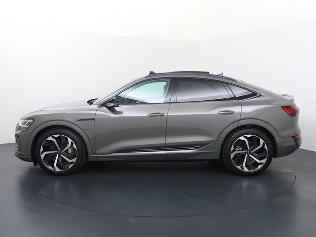 Audi Q8 Sportback e-tron 55 quattro S Edition 115 kWh | 408 PK | SoH 100% | Panoramadak | Trekhaak | Virtuele spiegels | Head-up display |