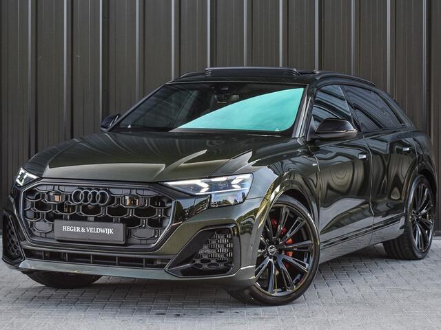 Audi Q8 60 TFSI e quattro Pro Line S Competition | B&O ADVANCED | PANORAMADAK | MASSAGE STOELEN | 4 WIEL BESTURING | ALCANTARE HEMEL | SOFT CLOSE | ELEKTR. TREKHAAK | STOELVERWARMING + VENTILATIE | AKOESTISCH GLAS | OLED ACHTERLICHTEN